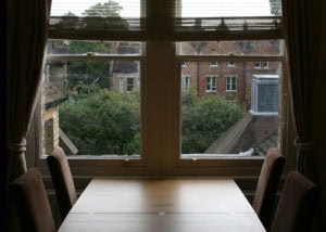 Fellows' Flat dining area