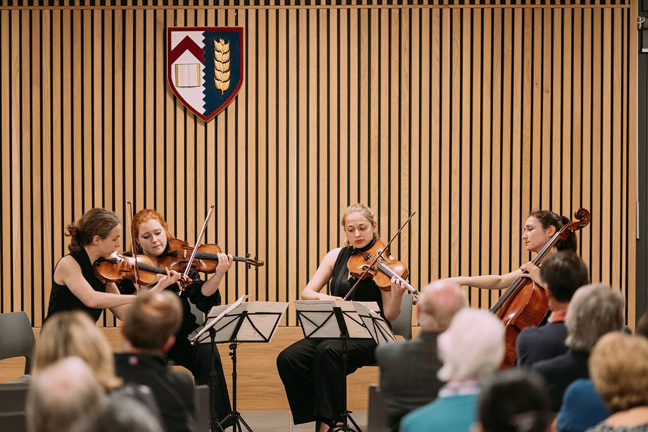 A concert in the Hub