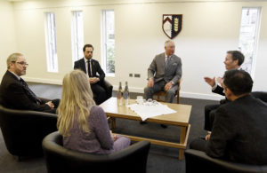 HRH The Prince of Wales meets with President Prof Michie