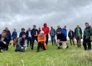 Photo of members of the MSC in Landscape Archaeology