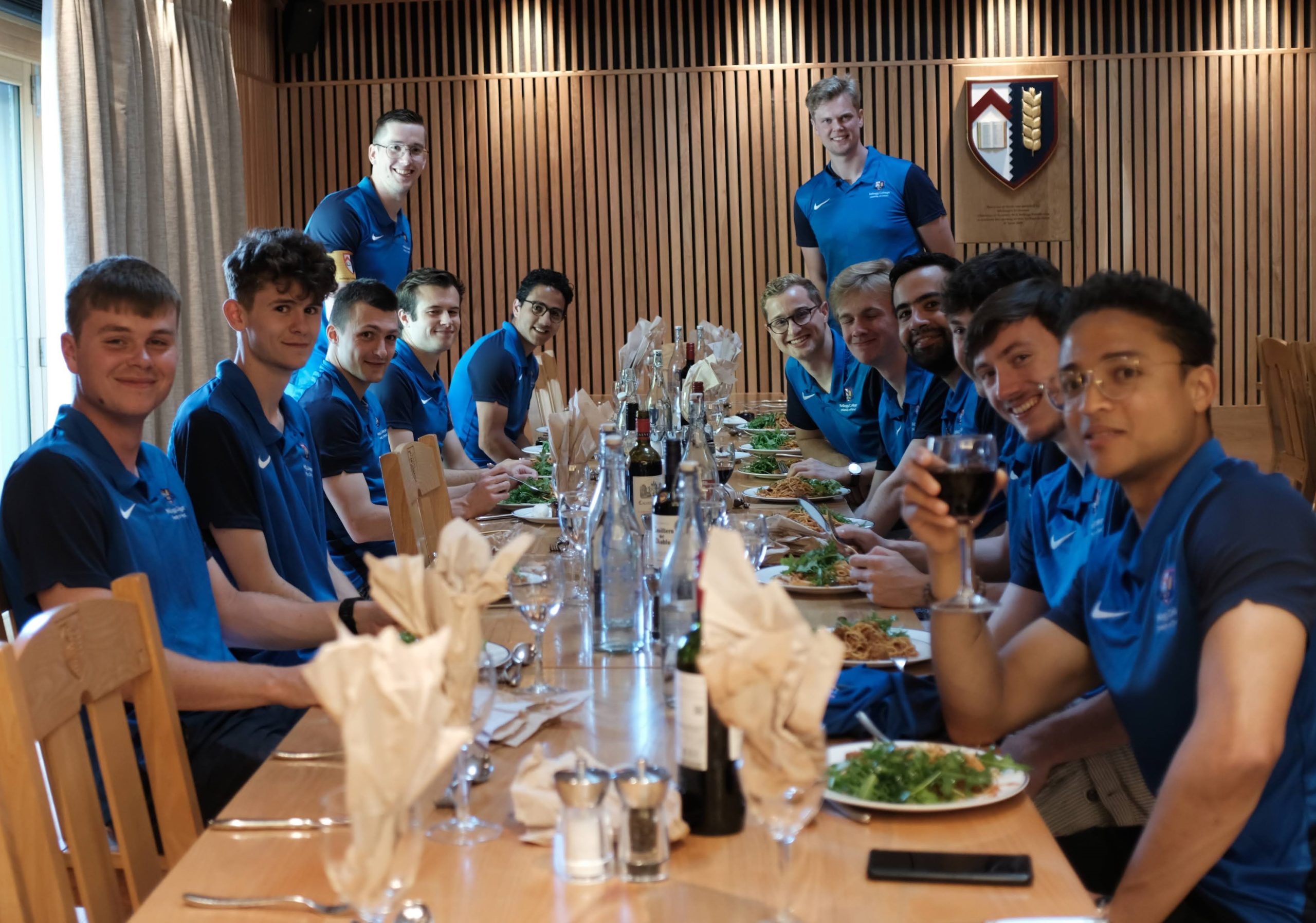 Kellogg MCR FC enjoy dinner