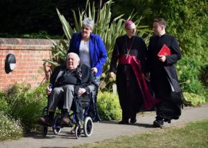 Canon Vincent Strudwick, Archbishop Claudio Gugerotti and Chaplain Farther Joshua