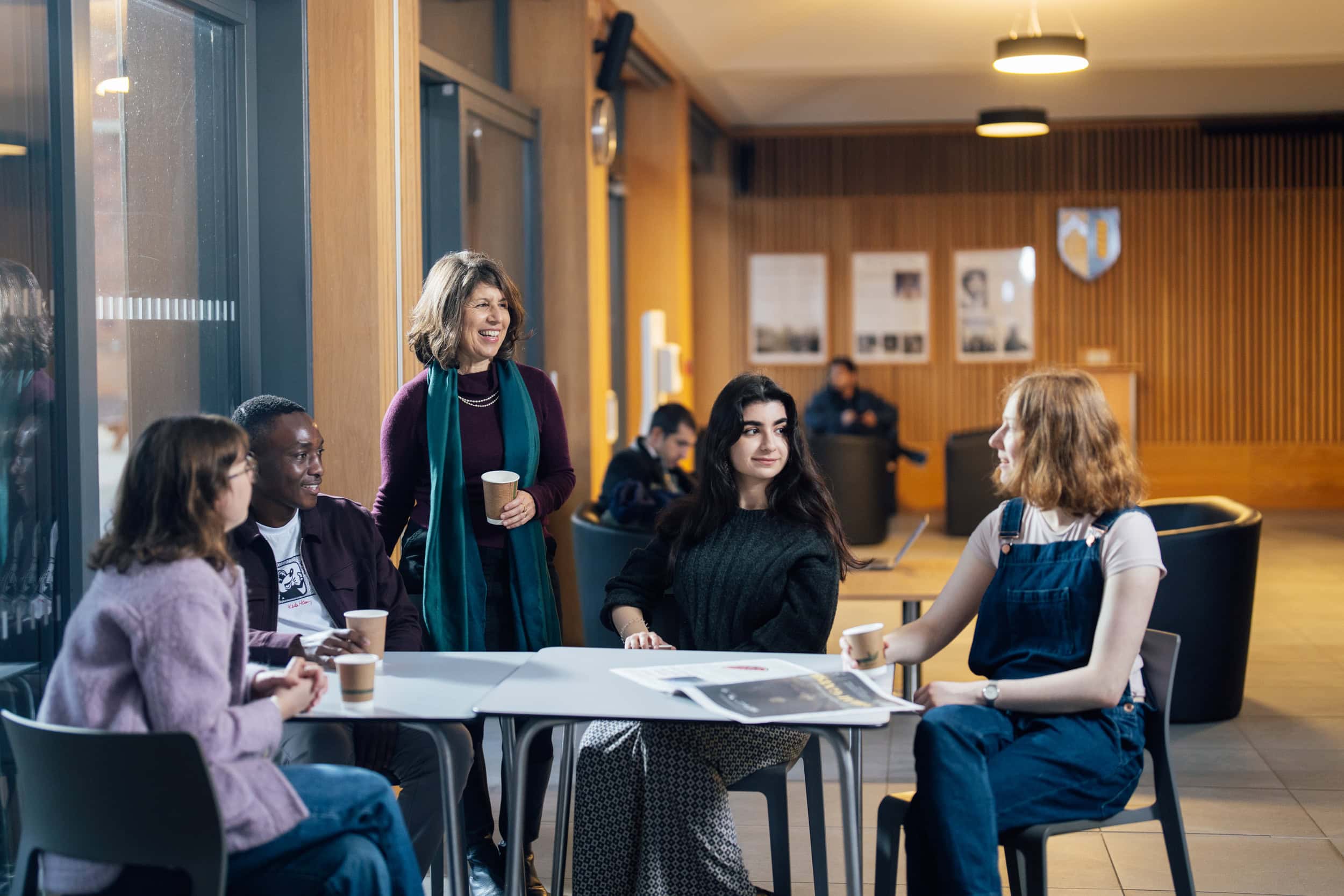 Students in the Hub