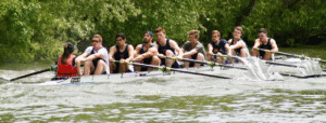 rowing on the Thames