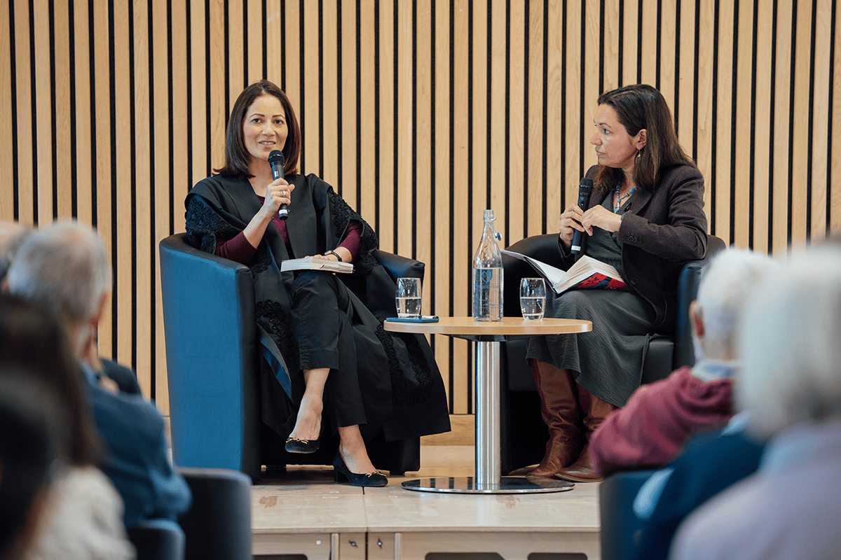 Mishal Husain and Yasmin Khan