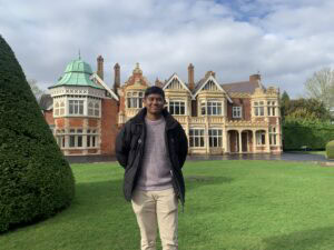 Thiyagalingam at Bletchley Park