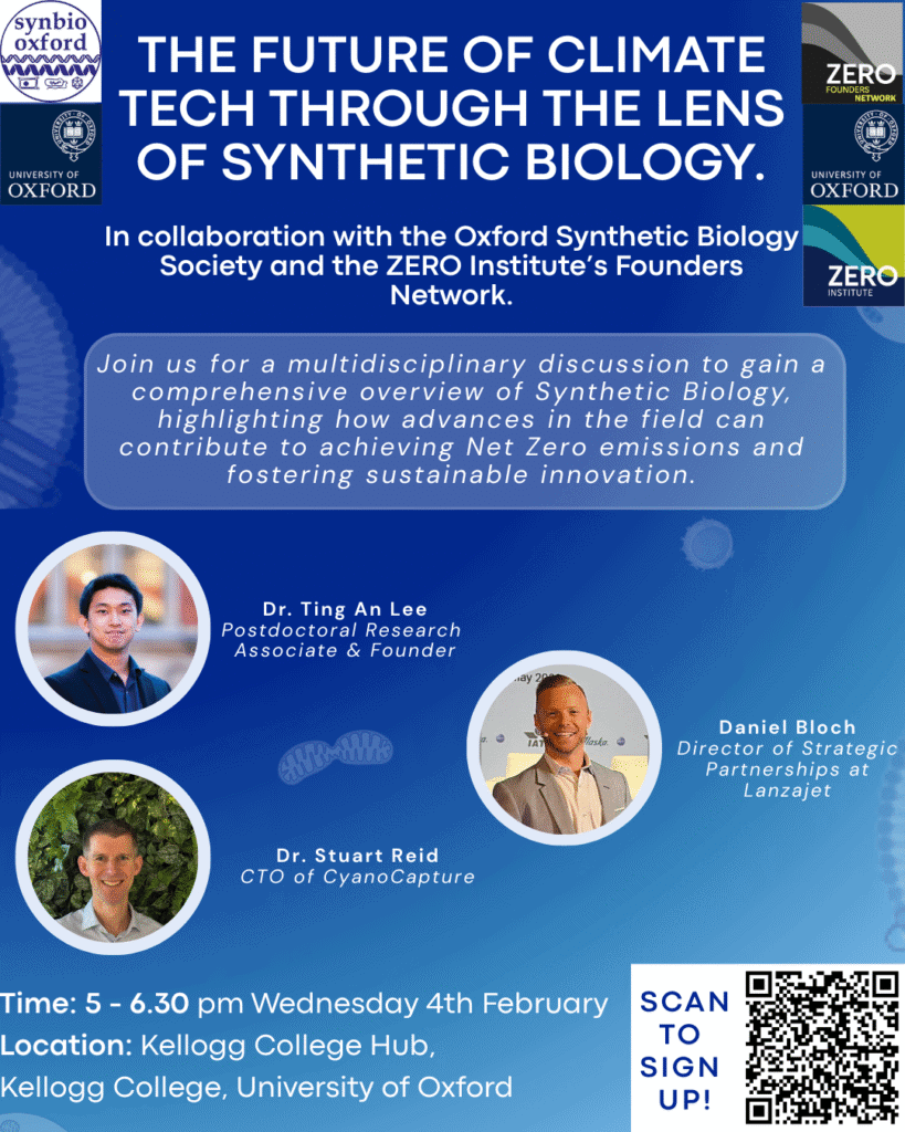 The future of climate tech through the lens of synthetic biology poster