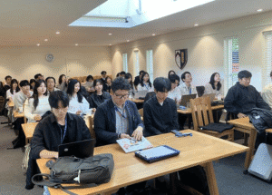 Global Cybersecurity Talent Development Programme - students in the classroom