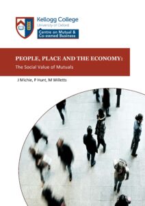 cover page for social value of mutuality report