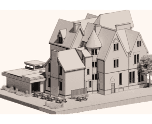 3D view of building access