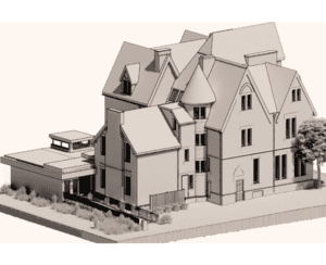 Modelled view of accessible ramp